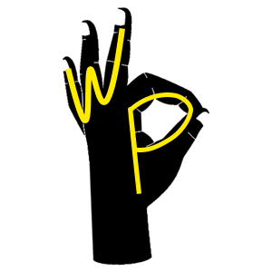 OK-tecknet formar bokstäverna W P, en bokstavskombination extremhögern använder för White Power – vit makt.