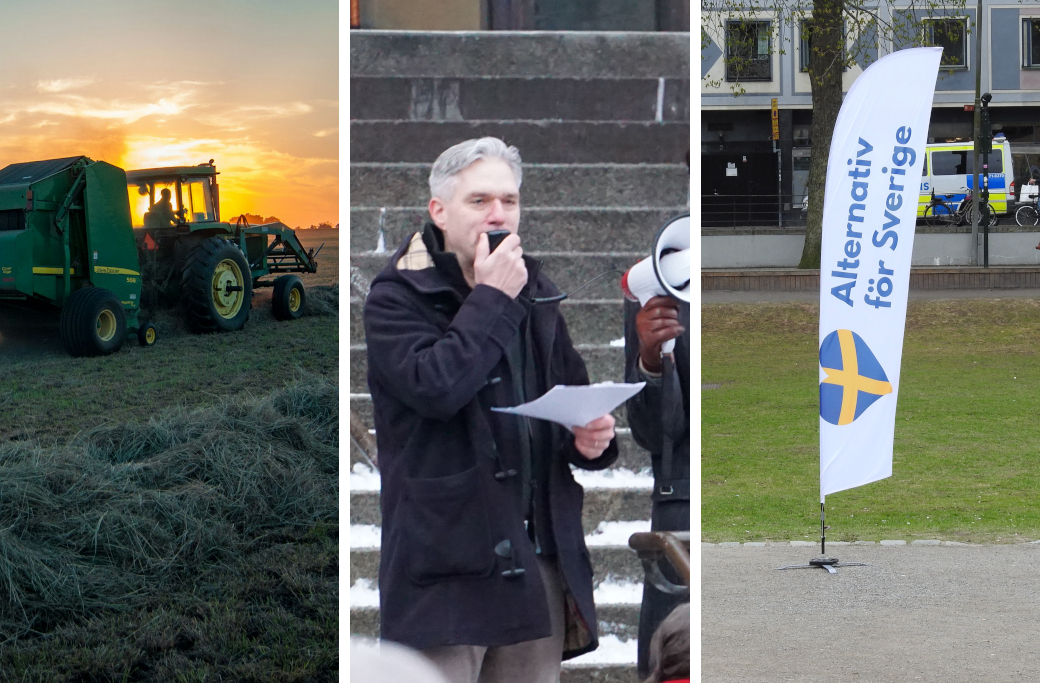 Svensk extremhöger försöker kapa bondeprotest.