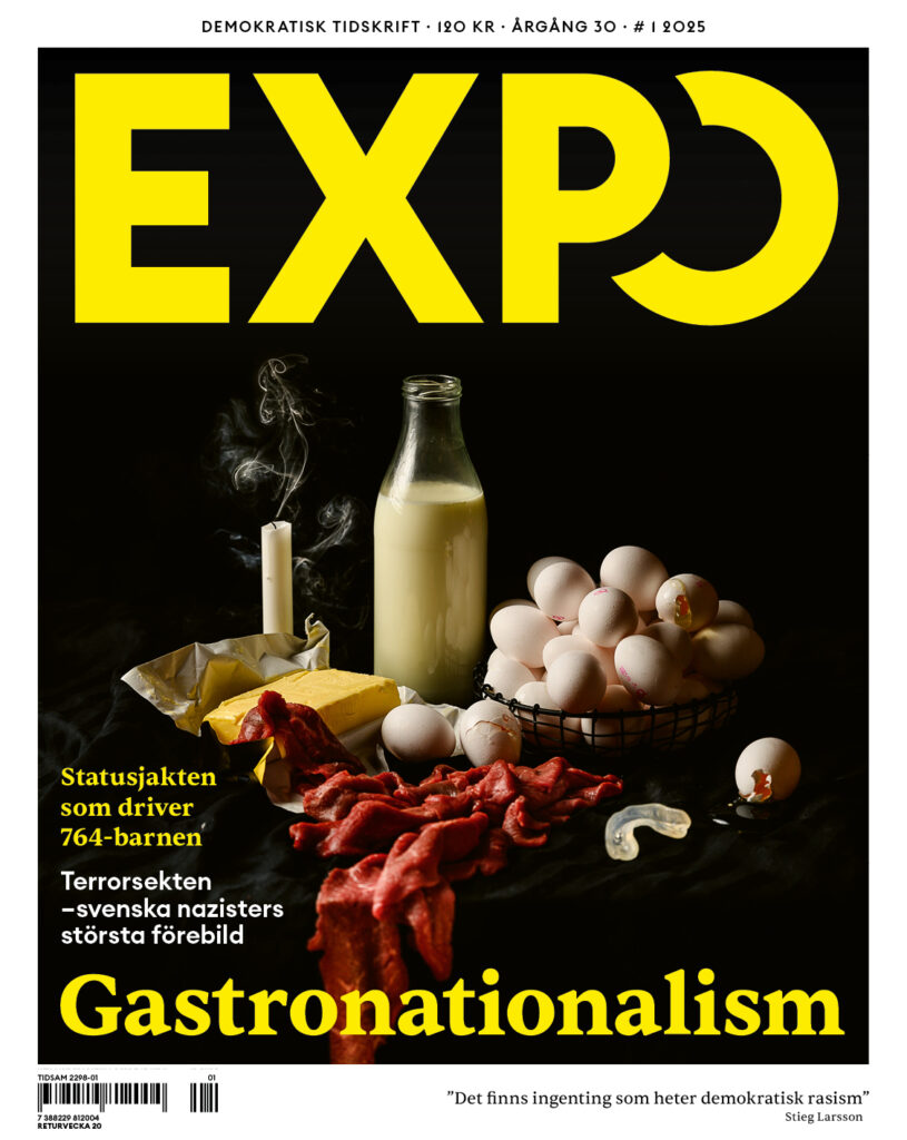 Nummer ett Expo av tidskriften om gastronationalism.