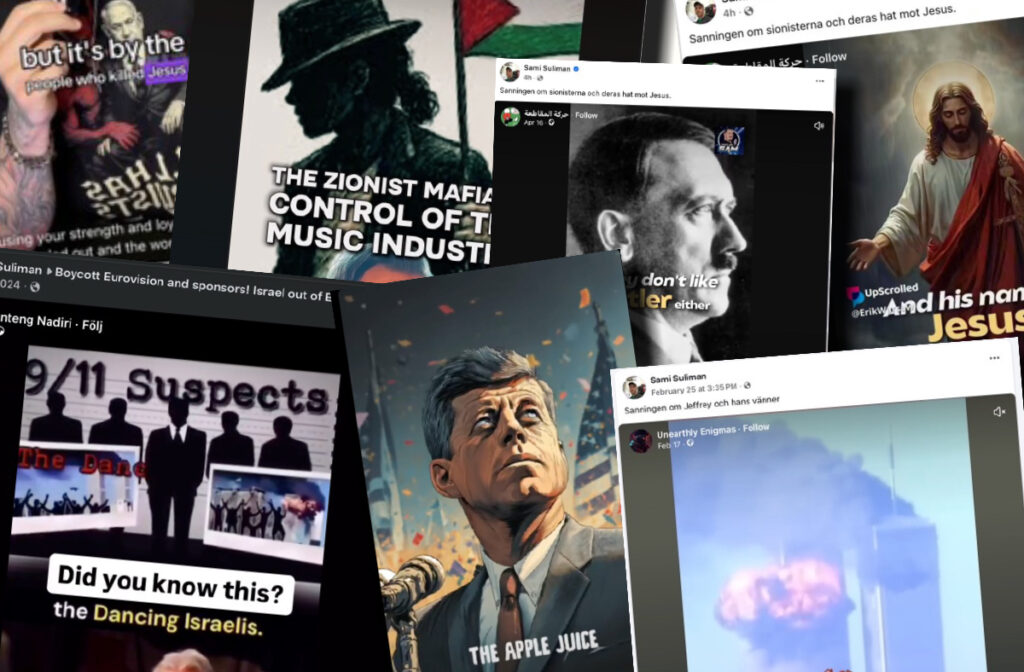 Tal av Hitler och konspirationsteorier om allt från Michael Jacksons död till 9/11.