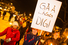  motdemonstration lidkoping