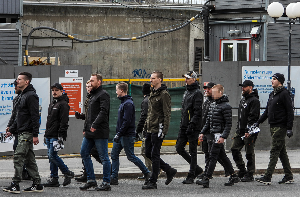 22-åringen har synts i NMR:s utåtriktade verksamheter, däribland vid flera demonstationer, bland annat 2019 i Stockholm.