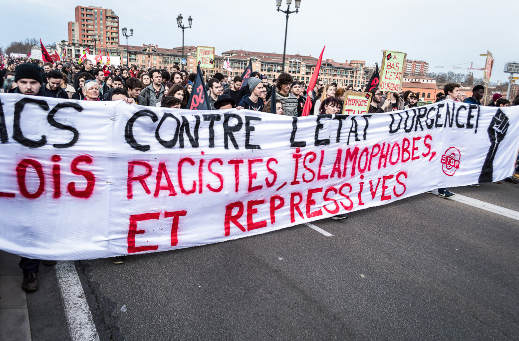 För Nationell samling och Marine Le Pen har det antimuslimska budskapet och motståndet mot islam blivit huvudfråga
