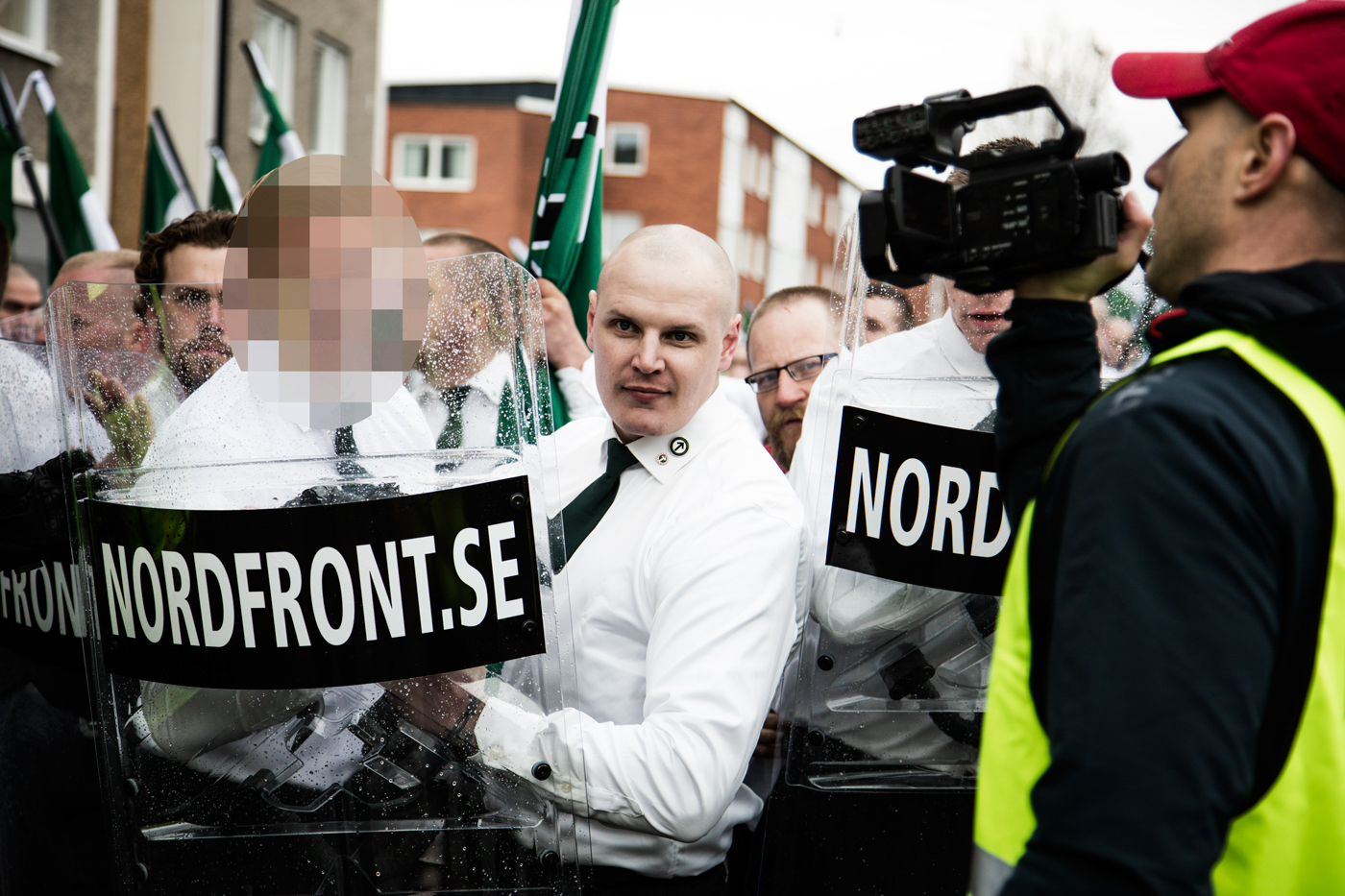 Nordiska motståndsrörelsen demonstrerar i Borlänge 2016