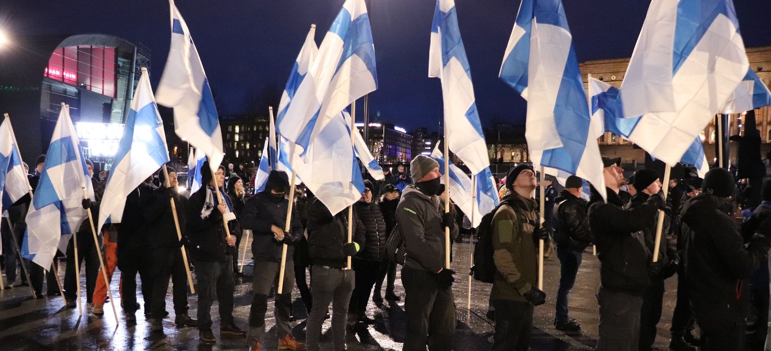 Finska, svenska, tyska och norska nazister samlades i Helsingfors, december 2019. 