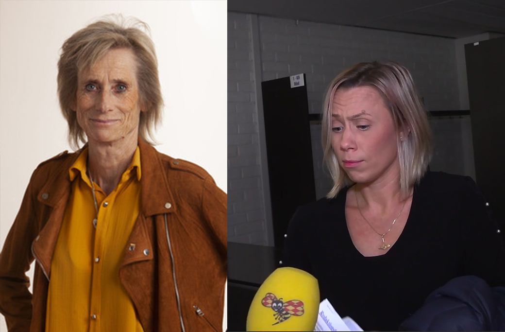Maria Gard Günster (C) (t v) är kommunalråd i Nynäshamn och har gjort en uppgörelse med Sverigedemokraterna i kommunen.